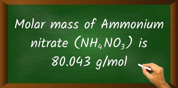 Ammonium nitrate (NH4NO3) Molar Mass