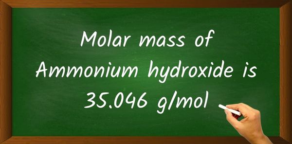 Ammonium hydroxide (NH4OH) Molar Mass