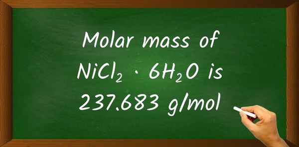 NiCl2 · 6H2O Molar Mass