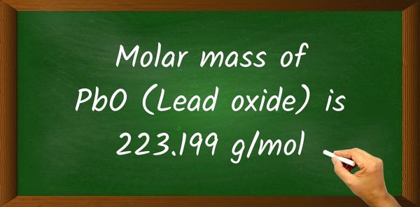 PbO (Lead oxide) Molar Mass