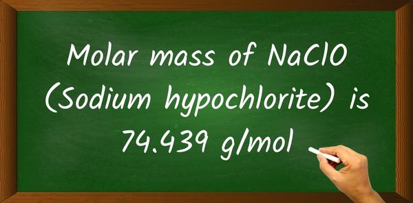 Sodium hypochlorite (NaClO) Molar Mass