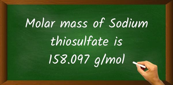 Na2S2O3 (Sodium thiosulfate) Molar Mass