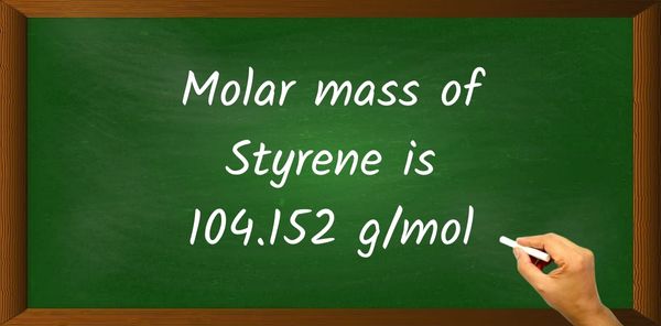 Styrene (C8H8) Molar Mass