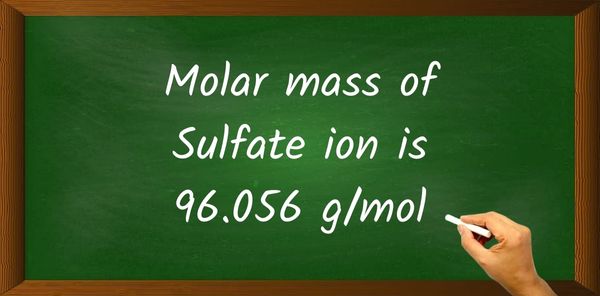 Sulfate ion (SO4)2- Molar Mass