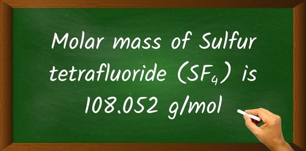 Sulfur tetrafluoride (SF4) Molar Mass