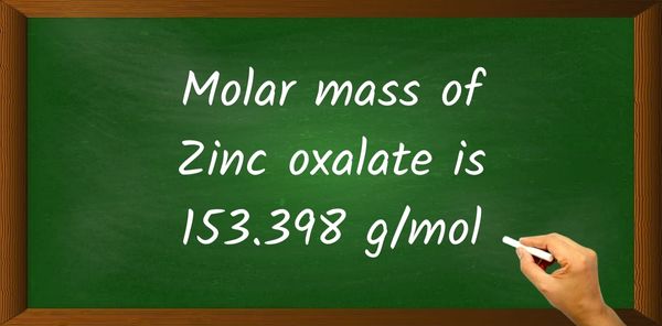 Zinc oxalate (C2O4Zn) Molar Mass