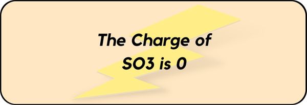 Charge on SO3