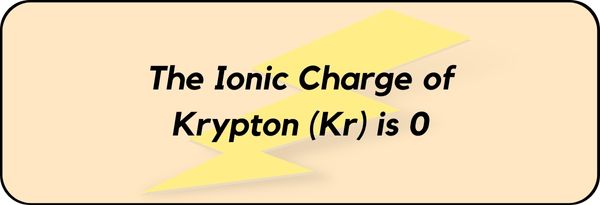 Charge of Krypton (Kr)