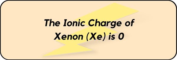 Charge of Xenon (Xe)