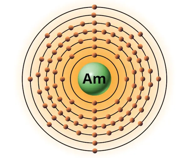 bohr model of americium